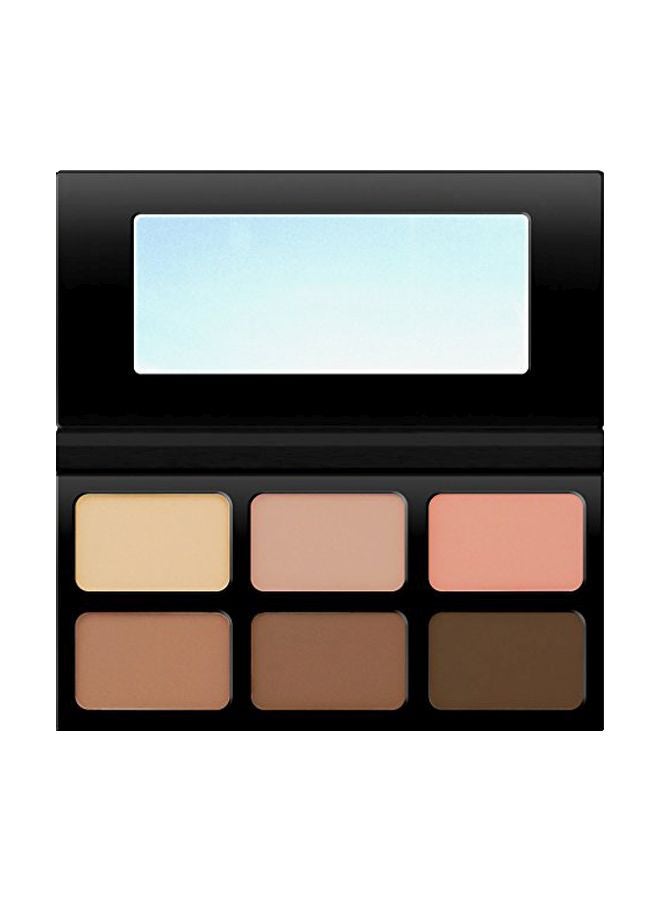 Kokie Cosmetics 6-Colors Powder Contour Kit Deep/Dark