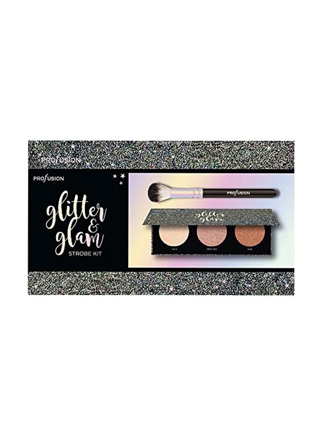 profusion Glitter And Glam Strobe Kit Black/White