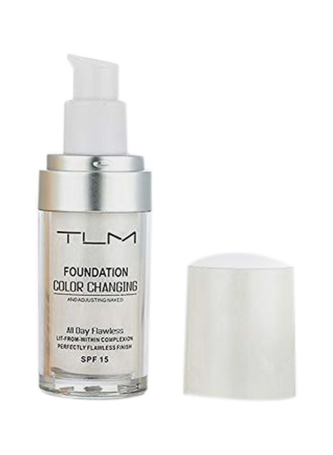 تي إل إم كريم أساس سائل متغير اللون بعامل حماية من الشمس SPF 15 أبيض - Image 1