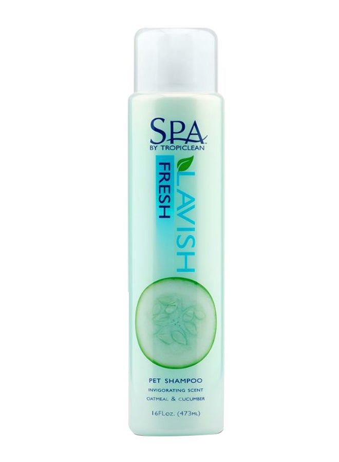 TropiClean SPA Lavish Fresh Pet Shampoo Clear 473ml  - Image 1