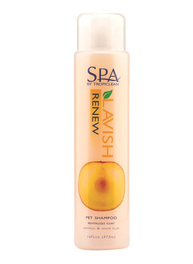 TropiClean SPA Lavish Renew Pet Shampoo Clear 473ml  - Image 1