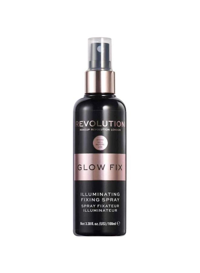 REVOLUTION - Glow Fix Illuminating Fixing Spray Clear - Image 1
