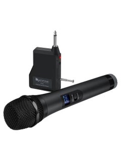 FIFINE Handheld Dynamic Wireless Microphone For Karaoke Nights and House Parties over the Mixer, PA System, Speakers K025 K025 Black  - Image 1