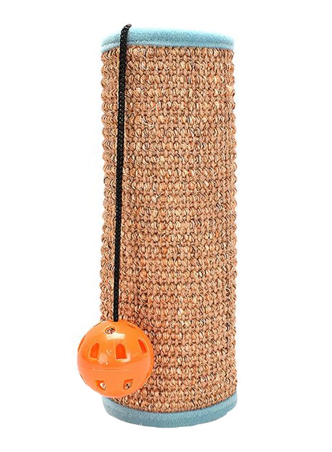 Post Scratching Mat With Bell Ball Multicolour - Image 2