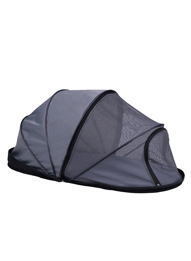 Generic Outdoor Play Pet Travel Kennel Grey/Black 