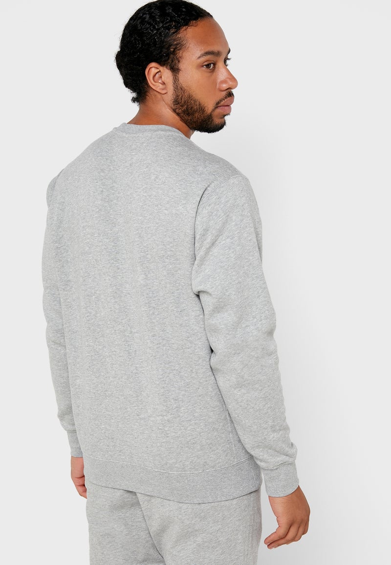 Nike NSW Club Sweatshirt Grey - Image 2