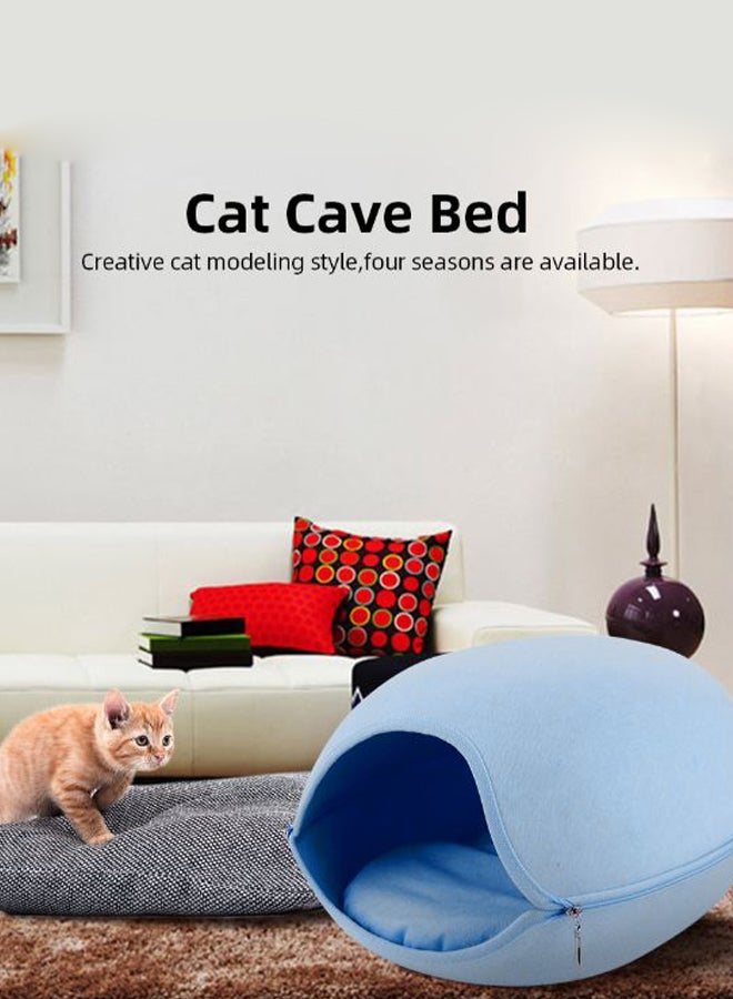 Pet Cave Bed Blue - Image 2