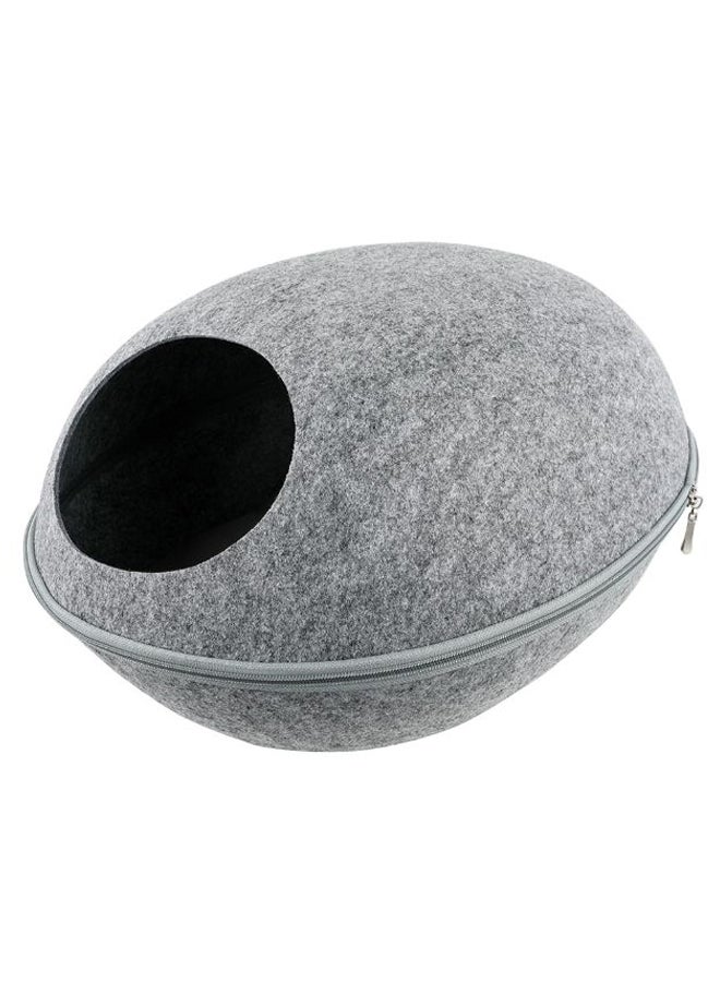 Pet Cave Bed Light Grey
