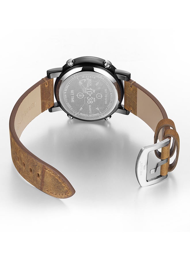 ميجر ساعة يد رقمية بسوار من جلد صناعي طراز 2137 للرجال - Image 2