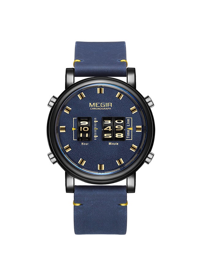 ميجر ساعة يد رقمية بسوار من جلد صناعي طراز 2137 men - Image 1