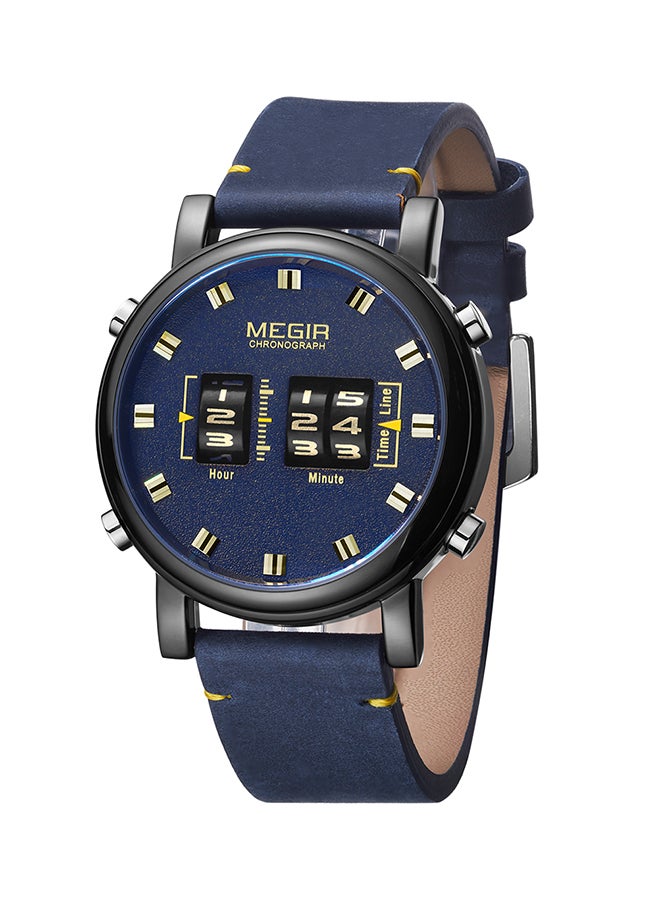 ميجر ساعة يد رقمية بسوار من جلد صناعي طراز 2137 men - Image 2