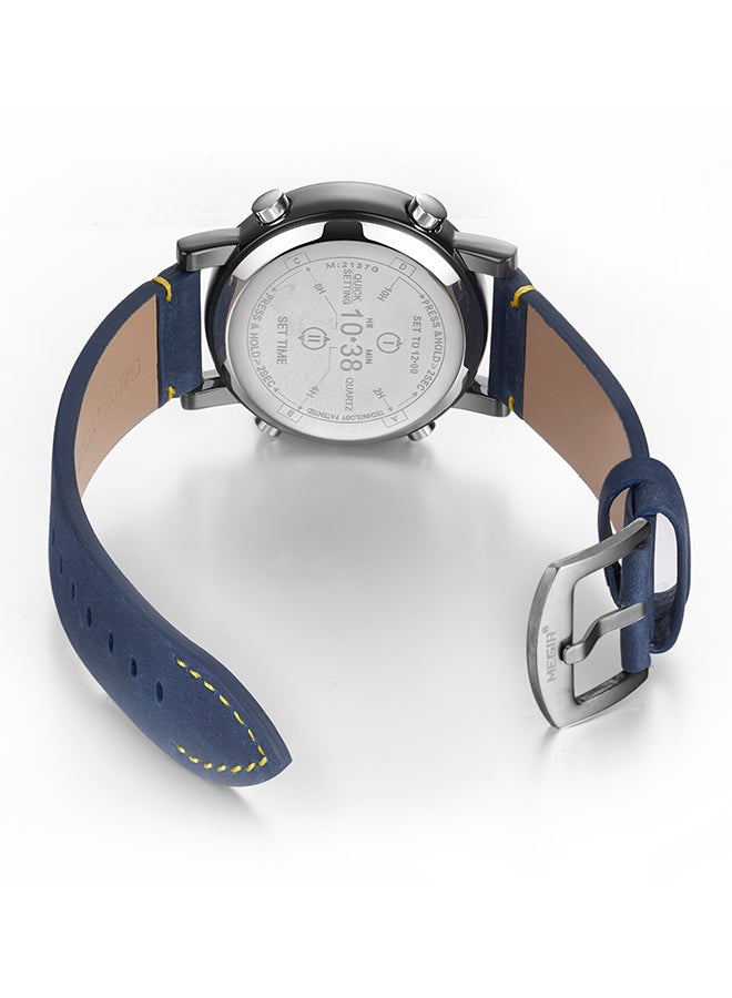 ميجر ساعة يد رقمية بسوار من جلد صناعي طراز 2137 men - Image 3