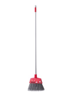 Liao Broom With Long Handle Grey/Red  - Image 1