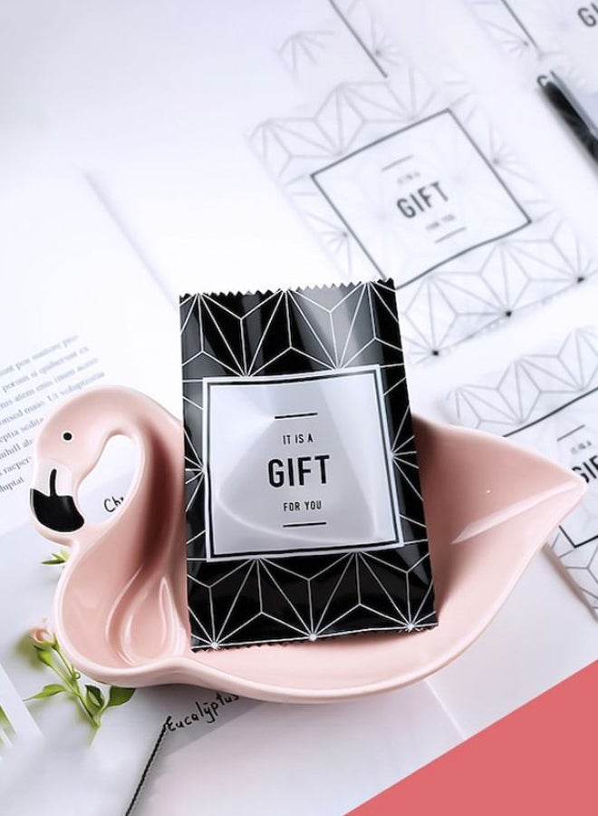 Beauenty 100-Piece Geometric Grid Machine Bag Black 7 x 10cm - Image 2