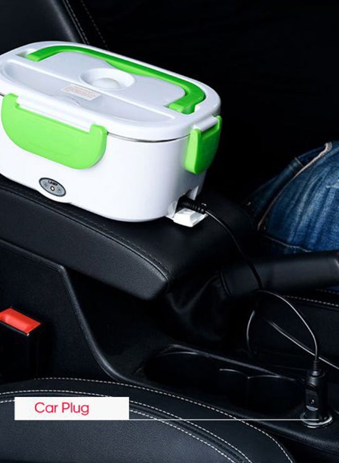 Multi-Functional Electric Heating Lunch Box With Removable Container Green/White  - Image 2