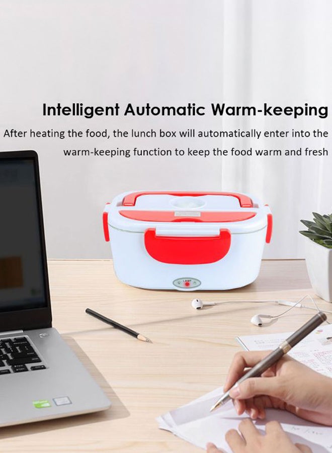 Portable Electric Heating Lunch Box Blue/White  - Image 2