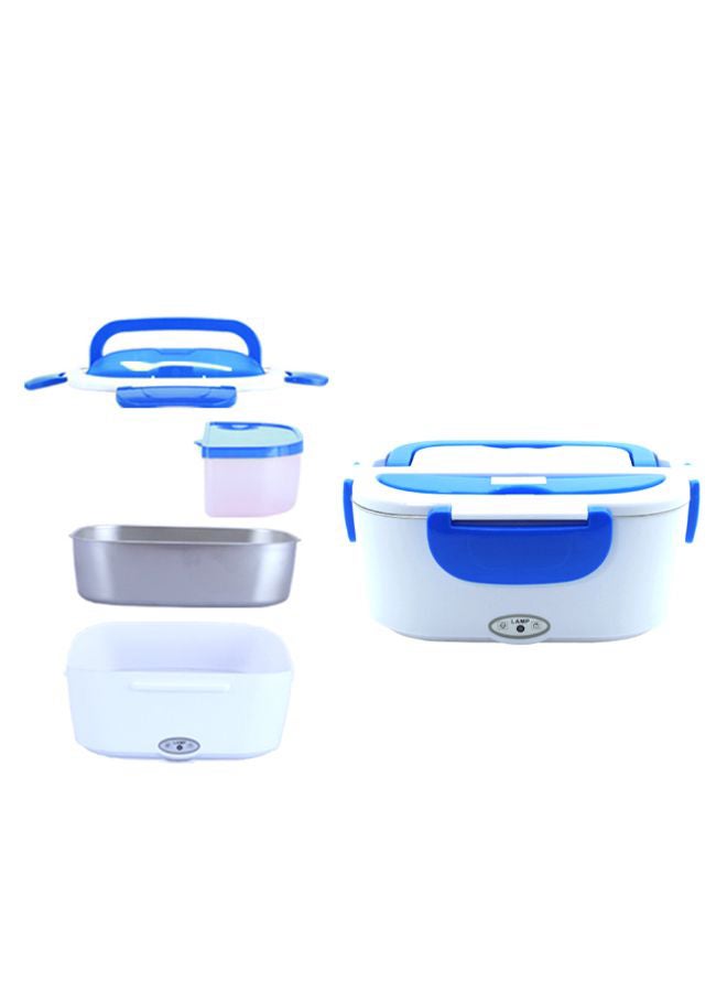 Portable Electric Heating Lunch Box Blue/White - Image 2