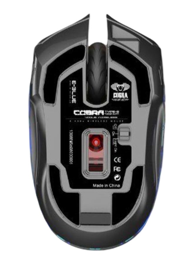 E-blue - Cobra Type-S Rechargeable Wireless Gaming Mouse Black/Gold - Image 1