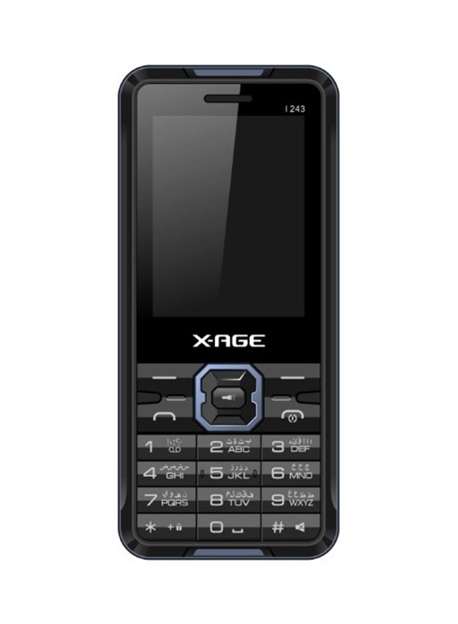 X-Age - I243 Dual SIM Black/Blue 32MB 2G - Image 1