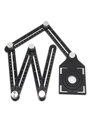 Six-folding Ruler Tile Punching Tool Black - v1578472219/N33233203A_1