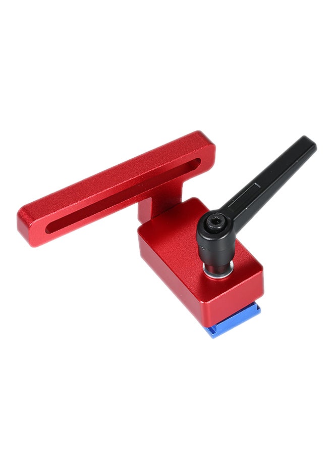 T-Tracks Woodworking Miter Track Chute Stopper Red/Black/Blue 11x5x9cm 