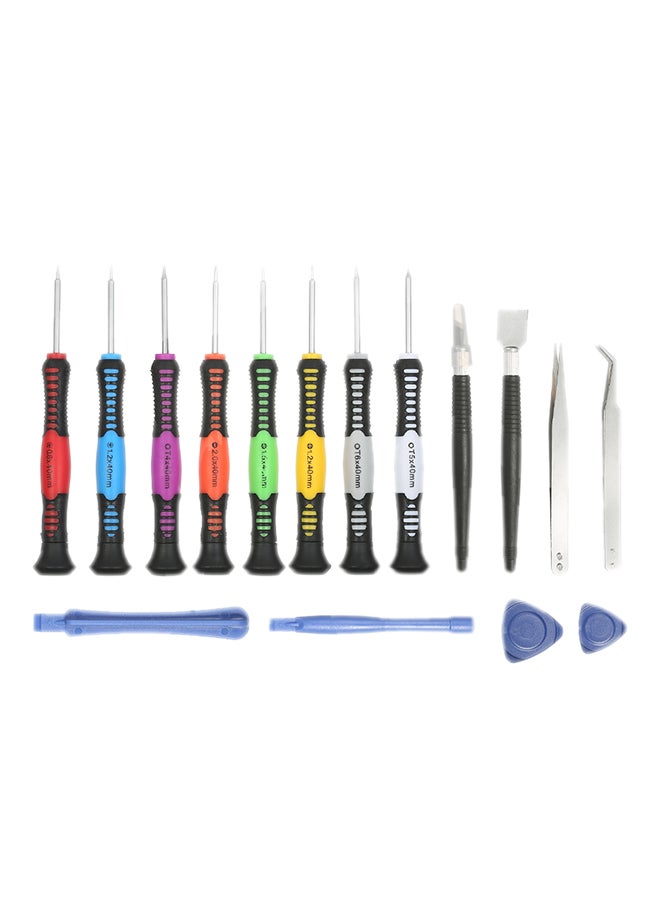 Generic 16-In-1 Multi-functional Precision Torx Slotted Screwdrivers Set Multicolor 