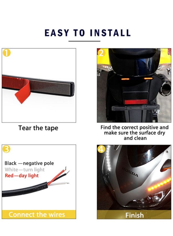 Generic Integrated 3258 LED Brake Light Strip  - Image 2