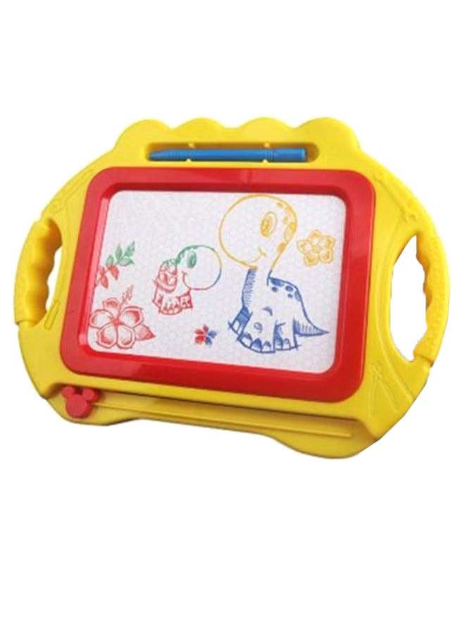 Magnetic Drawing Board With Pen Yellow/Red/White - Image 2