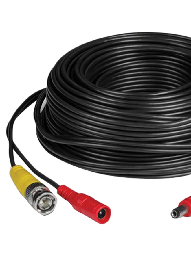 BNC Connector Power Jack CCTV Camera Cable Black  - Image 2