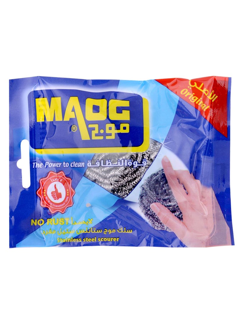 Maog Stainless Steel Scourer Silver 15centimeter - Image 2