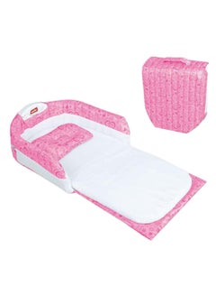 ibaby Portable Separated Bed - Pink/White  - Image 2