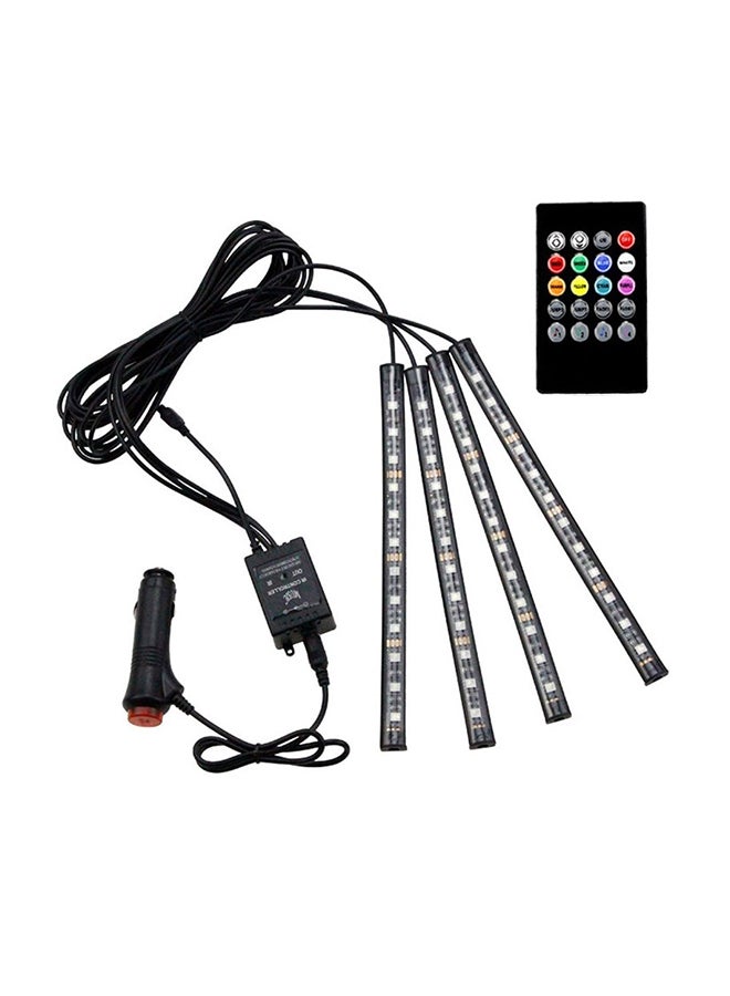 Generic 4-Piece LED Car Neon Strip Light  - Image 1