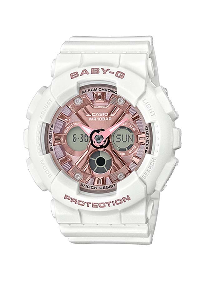 Baby-G - women Resin Strap Analog Wrist Watch BA-130-7A1DR - Image 1