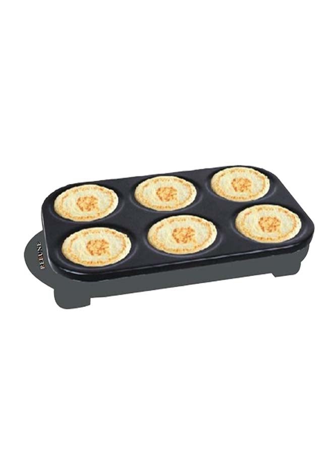 REBUNE 6-Slots Crepe Maker 1100.0 W RE-5-030 Black