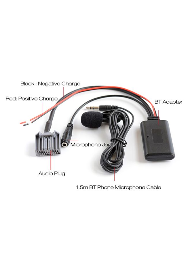 Generic AUX Audio Bluetooth Adapter With Microphone For Honda  - Image 3
