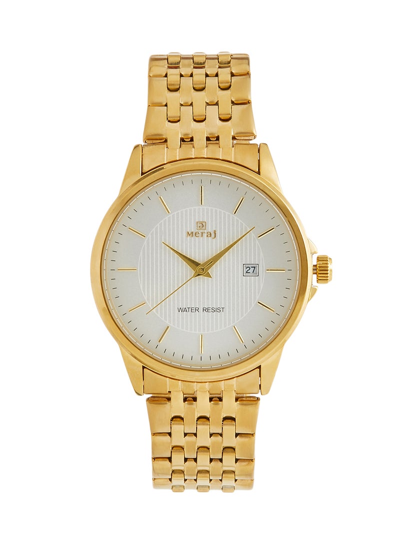 MERAJ men Metal Analog Wrist Watch 10036 - Image 1