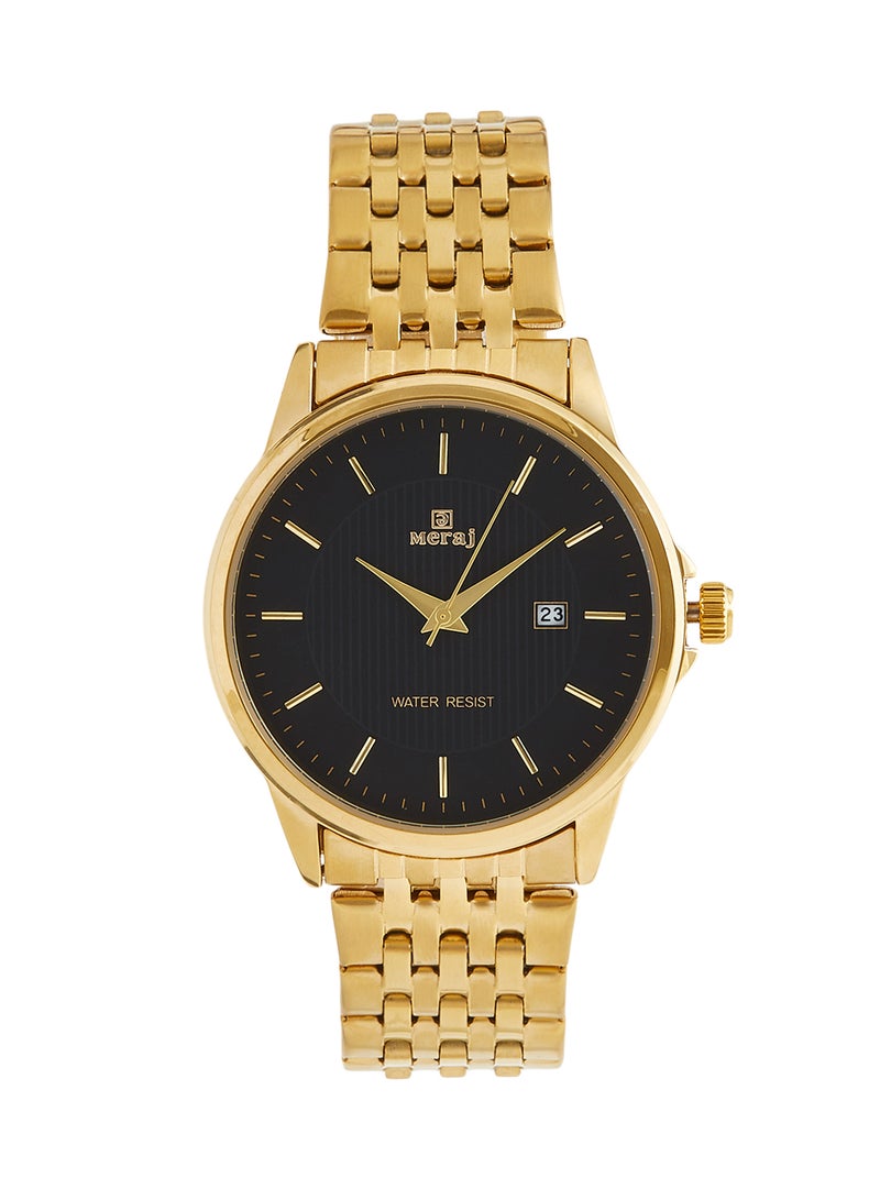 MERAJ Men's Metal Analog Wrist Watch 10036 - Image 1