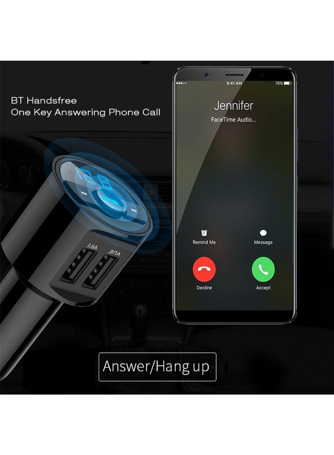 مشغل وسائط متعدّد الوظائف مع منفذ شحن USB مزدوج. - Image 4