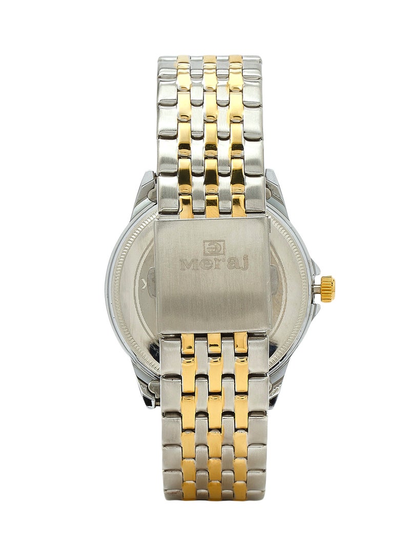 MERAJ men Metal Analog Wrist Watch 10036 - Image 3