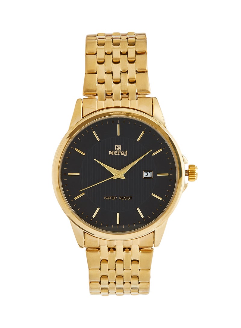 MERAJ men Metal Analog Wrist Watch 10036 - Image 1