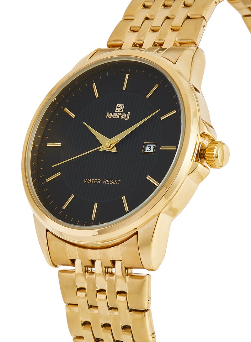 MERAJ men Metal Analog Wrist Watch 10036 - Image 2