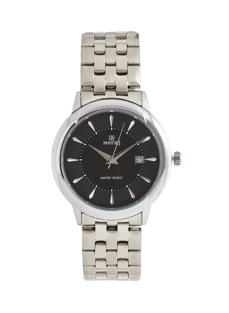 MERAJ Men's Metal Analog Wrist Watch 10031 - Image 1