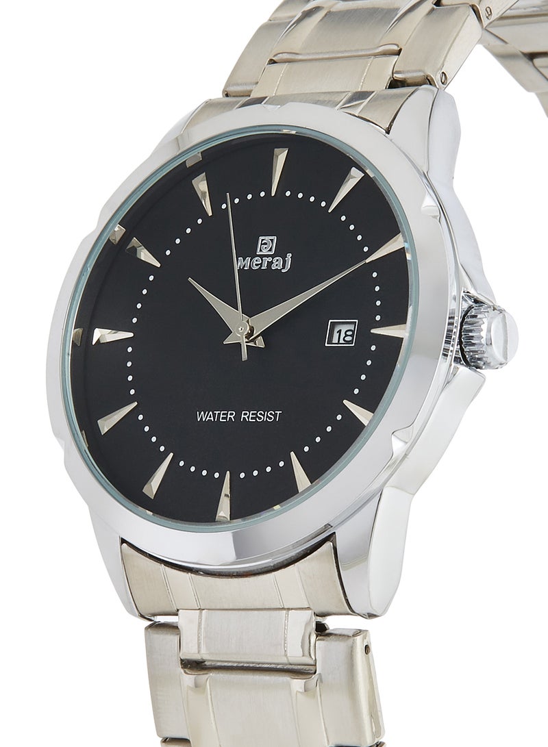 MERAJ men Metal Analog Wrist Watch 10032 - Image 2