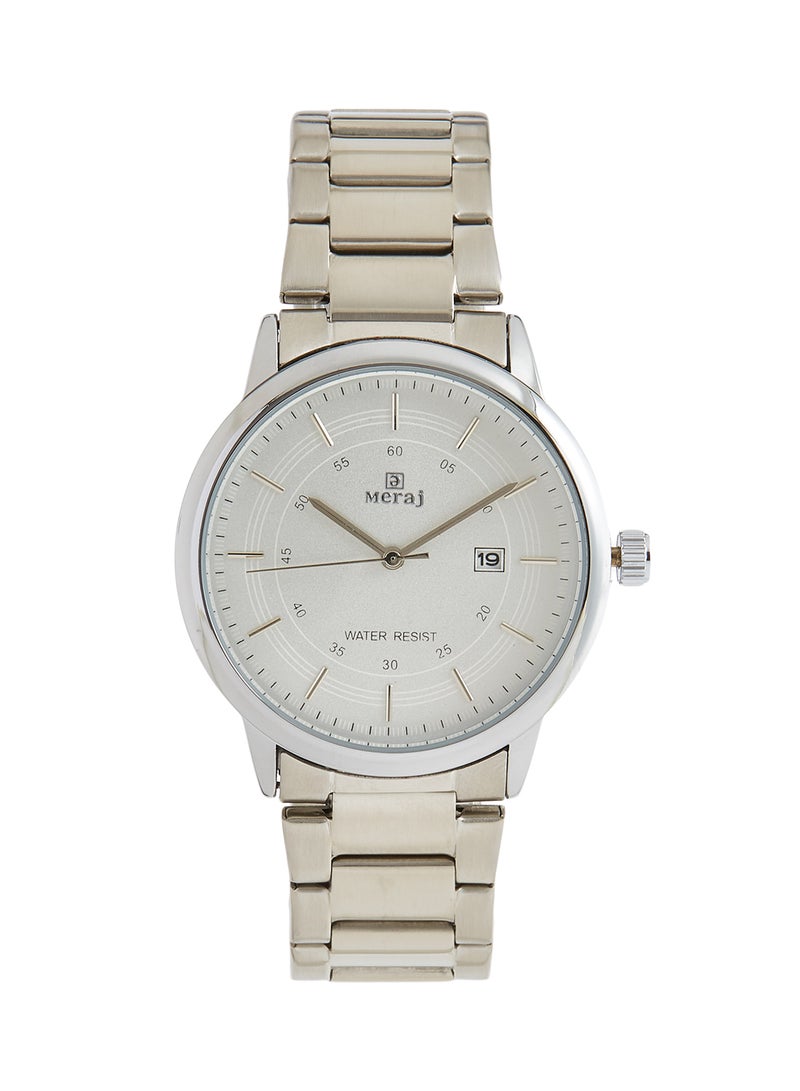 MERAJ Men's Metal Analog Wrist Watch 10037 - Image 1