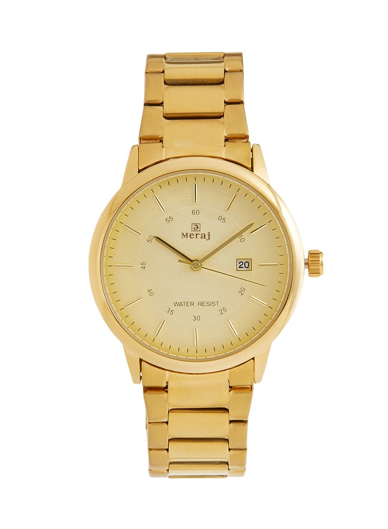 MERAJ Men's Metal Analog Wrist Watch 10037 - Image 1