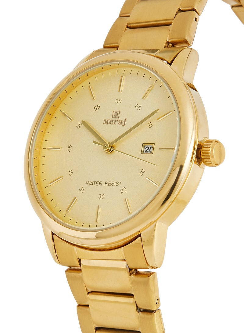 MERAJ Men's Metal Analog Wrist Watch 10037 - Image 2