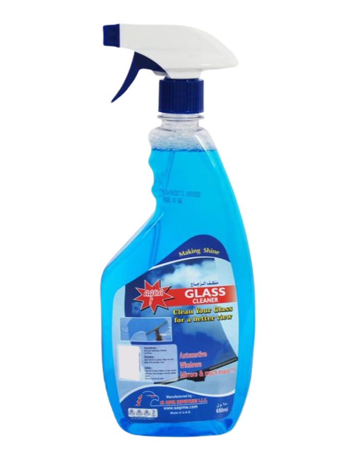 Aqua Liquid Glass Cleaner Sky Blue 0.65Liters