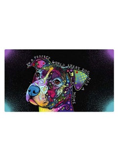 In A Perfect World Every Dog Has A Home Printed Placement Mat Multicolour 16 x 28inch
