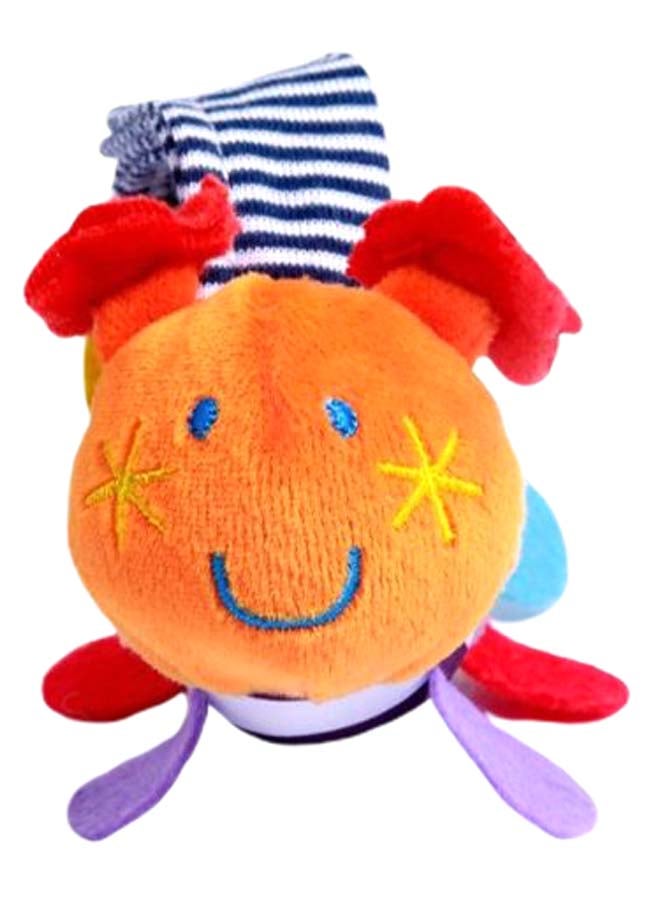 خشخيشة محشوة لينة على شكل حيوان كرتوني مزودة بجرس يدوي - Image 1