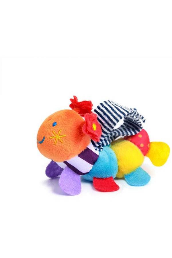 خشخيشة محشوة لينة على شكل حيوان كرتوني مزودة بجرس يدوي - Image 2